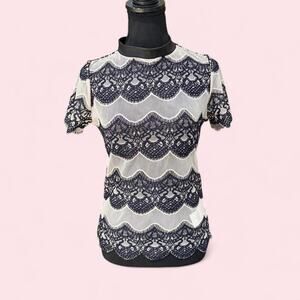 Morgan de toi chevron lace